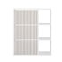Oikiture Shoe Rack Storage Cabinet with Display Shelves White