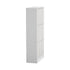 Oikiture Shoe Rack Storage Cabinet 3 Compartments White