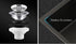 44X44CM Stainless Steel Sink Single Bowl with Waste Black