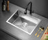 45X30CM Stainless Steel Sink Single Bowl with Waste Silver