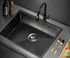 Kitchen Sink Stainless Steel Basin Single Flush Mount 60X45CM