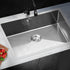 Kitchen Sink 70X45CM Stainless Steel Single Bowl Basin With Waste Silver