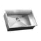 Kitchen Sink 70X45CM Stainless Steel Single Bowl Basin With Waste Silver