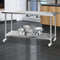 304 Stainless Steel Kitchen Bench Table with Wheels 182cm