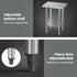 Cefito Stainless Steel Kitchen Benches Work Bench 610x457mm 430