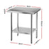 Cefito Stainless Steel Kitchen Bench Work Table 610 x760MM 430