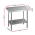 Stainless Steel Kitchen Benches Work Bench 910x610mm 430