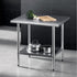 Cefito 914x762mm Stainless Steel Kitchen Bench 430