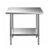 Cefito 914x762mm Stainless Steel Kitchen Bench 430