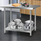 Stainless Steel Work Bench Commercial Kitchen Prep Table 122cm