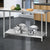 Stainless Steel Work Bench Commercial Kitchen Prep Table 152cm