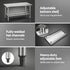 Cefito 1524x762mm Stainless Steel Kitchen Bench 430