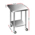 Cefito 760x760mm Stainless Steel Kitchen Bench with Wheels 430