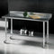 Stainless Steel Kitchen Bench with Splashback 1500x600mm Commercial Table