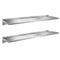 2PCS 1200mm Stainless Steel Kitchen Wall Shelf Mounted Rack