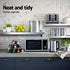 2PCS 1200mm Stainless Steel Kitchen Wall Shelf Mounted Rack