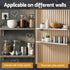2PCS 1200mm Stainless Steel Kitchen Wall Shelf Mounted Rack