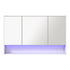 Bathroom Mirror Cabinet LED Wall Storage 1200x750mm