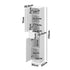Tall Bathroom Cabinet Storage Slim Toilet Cupboard White