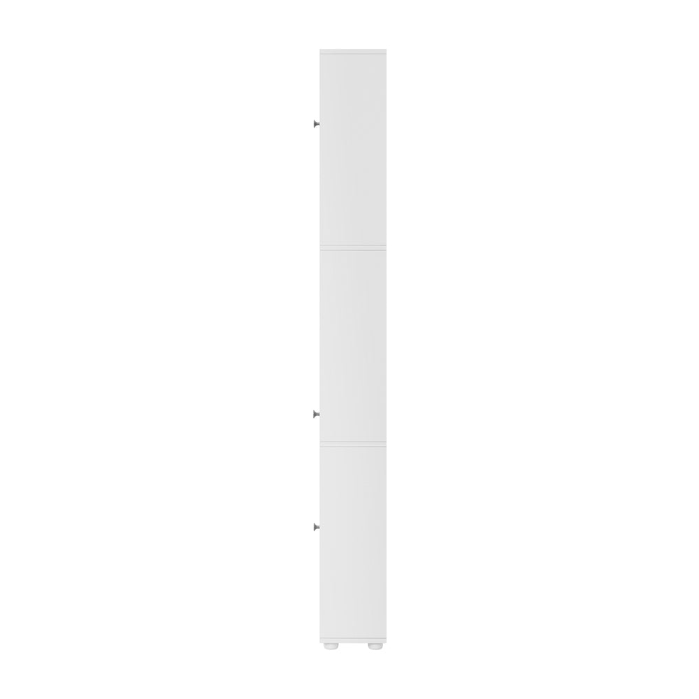 Tall Bathroom Storage Cabinet Shelf Drawer Cupboard White