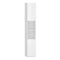 Bathroom Cabinet Storage High Gloss Cupboard Toilet White