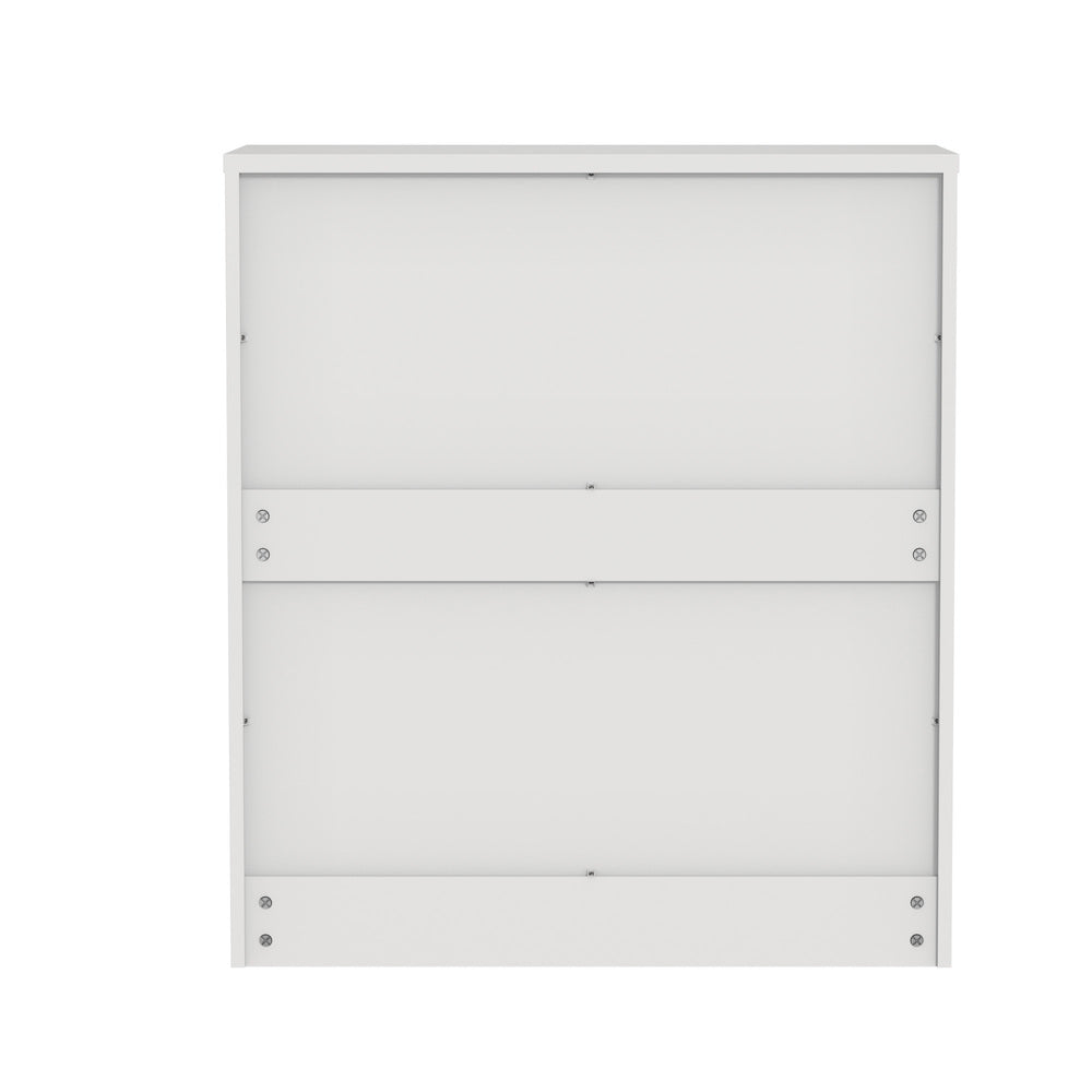 Storage Cabinet Buffet 4 Drawer Freestanding Cupboard White