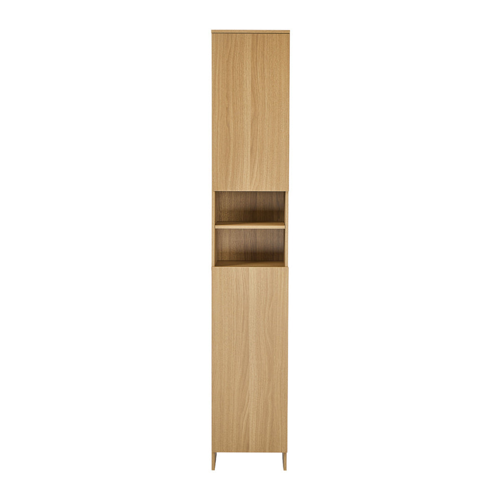 Bathroom Cabinet Storage Laundry Floor Cupboard Natural
