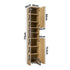 Bathroom Cabinet Storage Laundry Floor Cupboard Natural