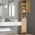 Bathroom Cabinet Storage Laundry Floor Cupboard Natural