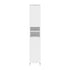 Bathroom Cabinet Tall Slim White