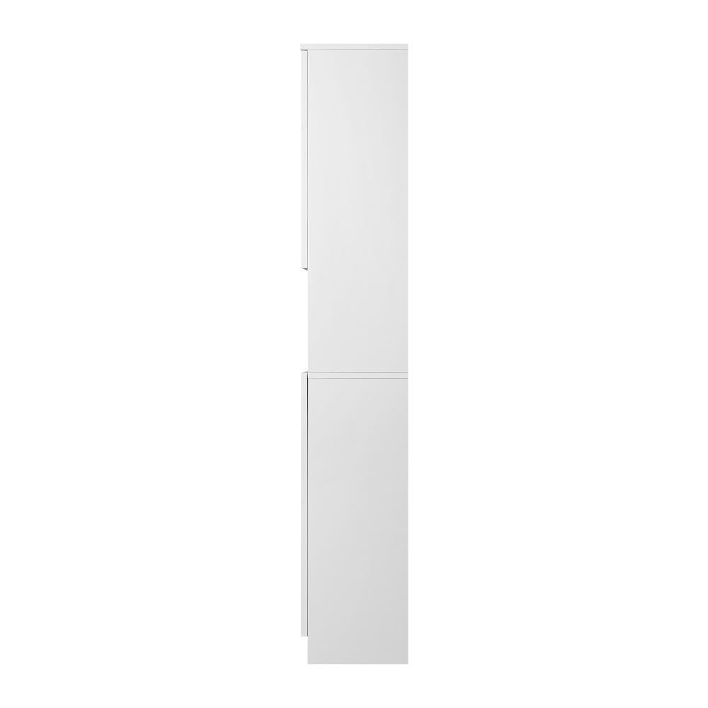 Bathroom Cabinet Tall Slim White