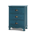 Bedside Table 3 Drawers Vintage - THYME Blue