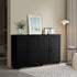 Storage Cabinet Buffet Sideboard 2 Door Black