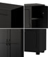 Storage Cabinet Buffet Sideboard 2 Door Black