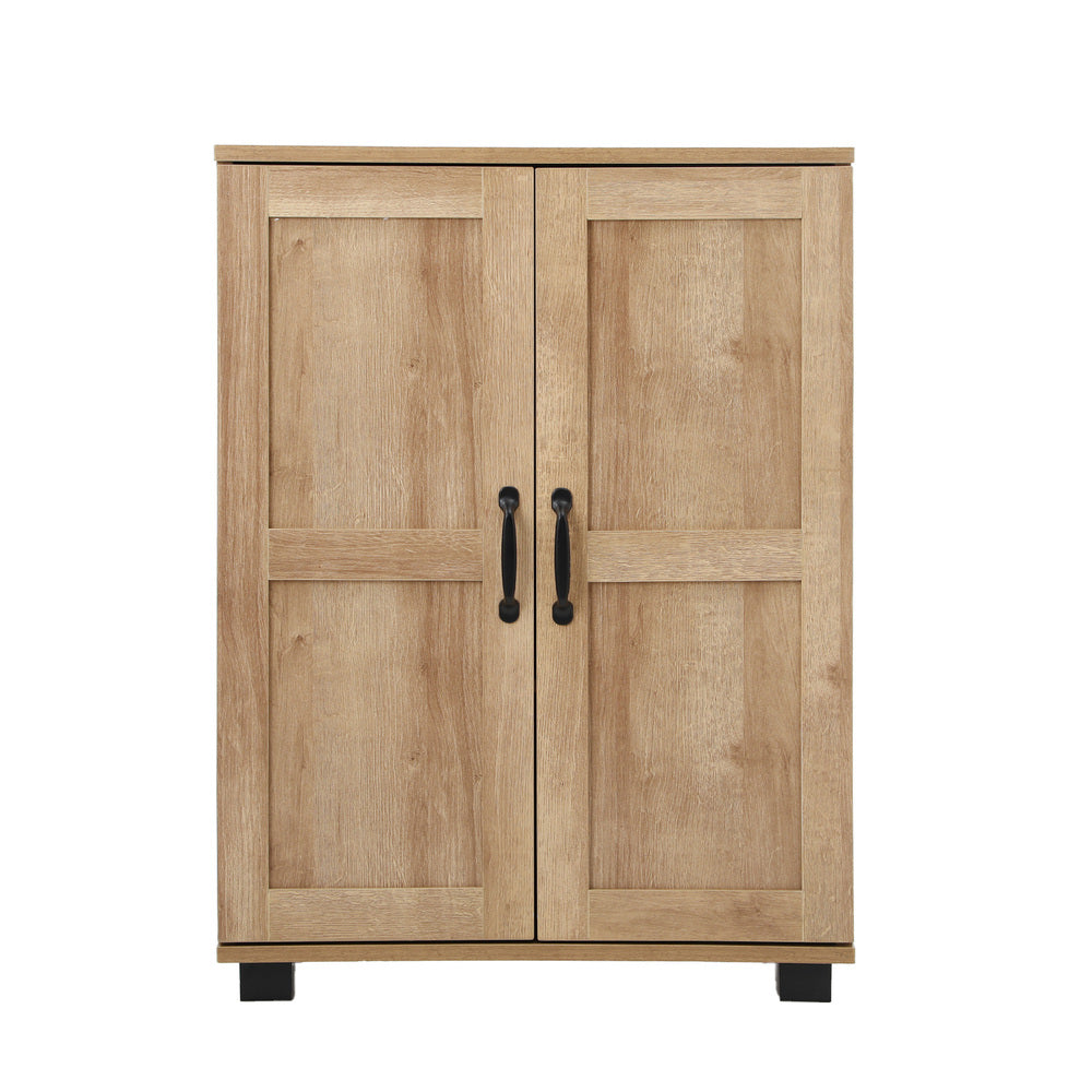 Storage Cabinet Buffet Sideboard 2 Door Natural