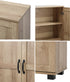 Storage Cabinet Buffet Sideboard 2 Door Natural