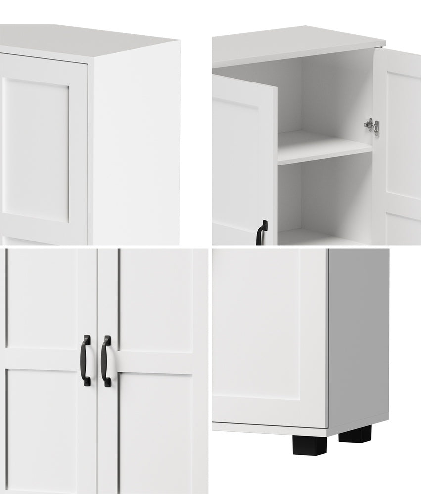 Storage Cabinet Buffet Sideboard 2 Door White