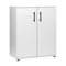 Storage Cabinet 3 Shelves Freestanding White