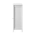 Bathroom Cabinet Two Rattan Door White