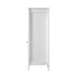 Bathroom Cabinet Slim Rattan Door White