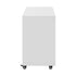 Filing Cabinet 1 Door 5 Drawer Mobile Office Storage White