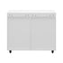 Filing Cabinet 1 Door 5 Drawer Mobile Office Storage White