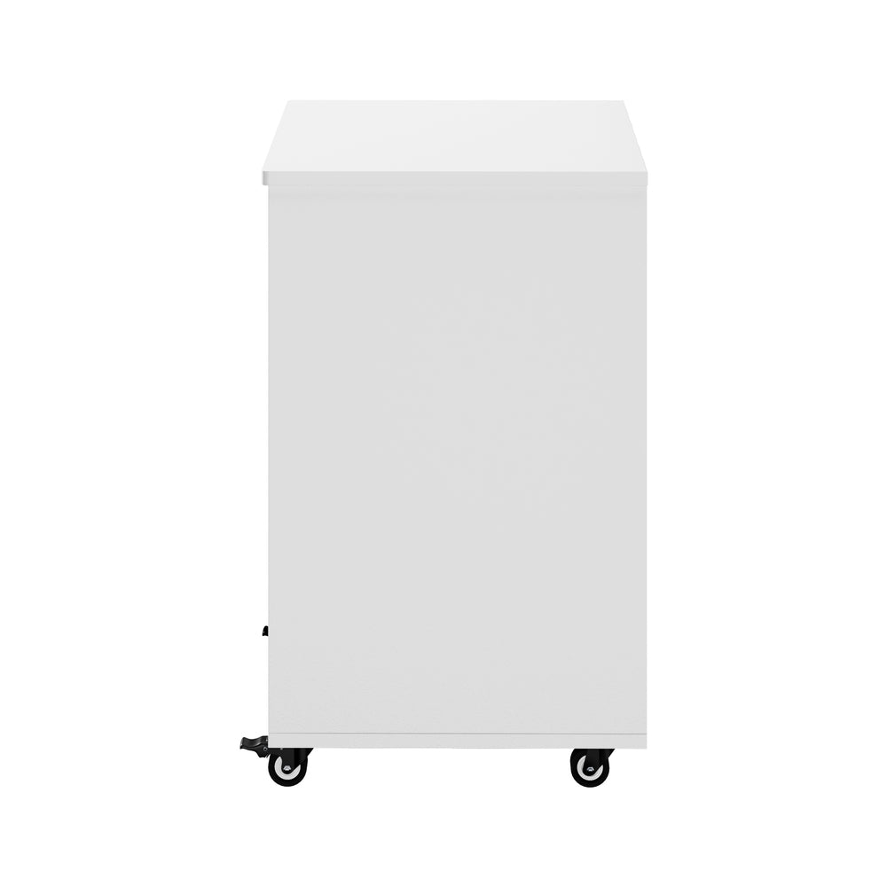 Oikiture 5 Drawer Mobile Filing Cabinet Storage Home Office White