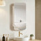 Bathroom Mirror Cabinet 3-Tier Adjustable Shelves White