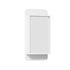Bathroom Mirror Cabinet 3-Tier Adjustable Shelves White