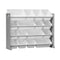 Kids Toy Box Organiser 16 Bins Shelf Removable Drawer Grey