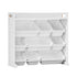 9 Bins Kids Toy Box Bookshelf Storage Organiser Shelf White