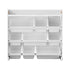 9 Bins Kids Toy Box Bookshelf Storage Organiser Shelf White