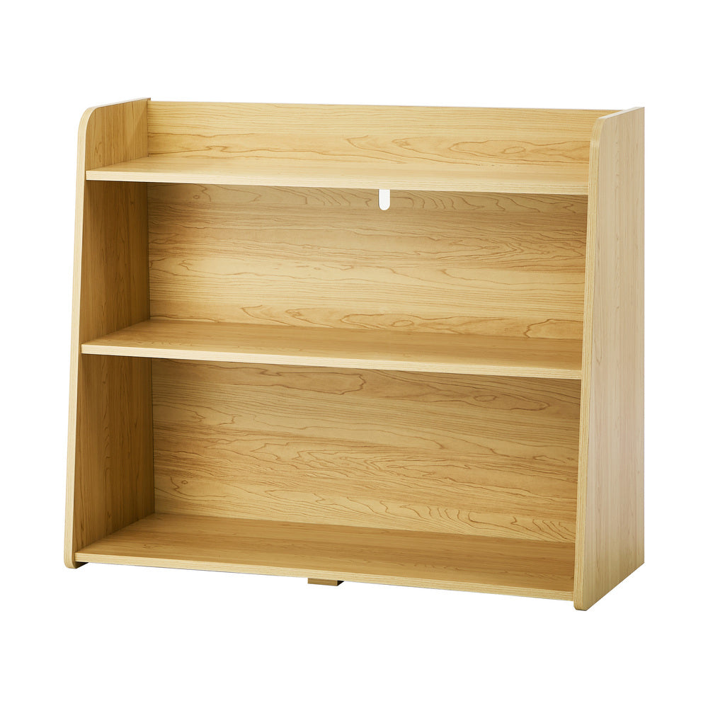 Oikiture Kids Storage Bookshelf Organiser 3 Tier Open Shelves White