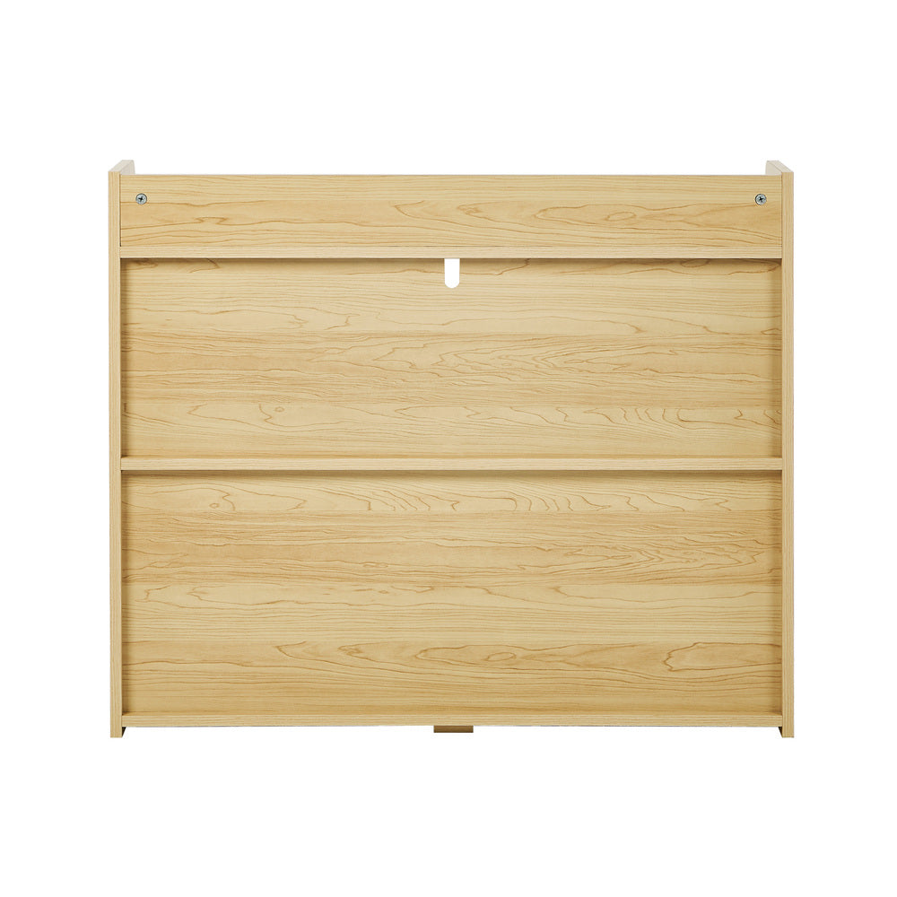 Oikiture Kids Storage Bookshelf Organiser 3 Tier Open Shelves White